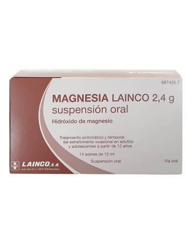 MAGNESIA LAINCO 2.4 G 14 SOBRES SUSPENSION ORAL