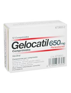GELOCATIL 650 MG 12 COMPRIMIDOS (TIRAS)