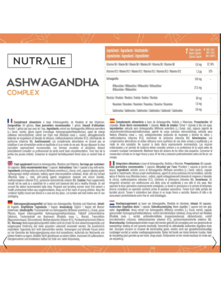 NUTRALIE ASHWAGANDHA COMPLEX 60 CAPS