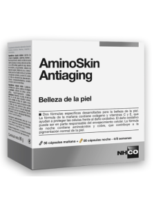 NHCO AMINOSKIN ANTIAGING 56 CAPSULAS MAÑANA + 56 CAPSULAS...