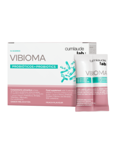 CUMLAUDE LAB: VIBIOMA SABOR MELOCOTON 14 SOBRES 3 G