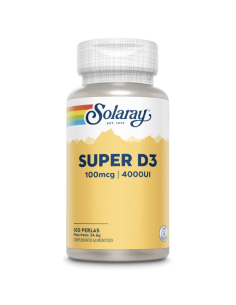SOLARAY SUPER D3 4000UI 100PERLAS