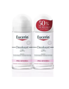 EUCERIN DESODORANTE PIEL SENSIBLE 24H DUPLO