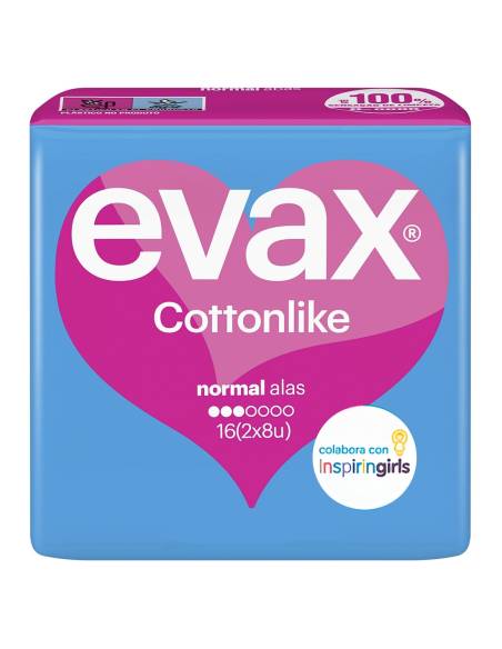 EVAX COMPRESAS NORMAL ALAS COTTONLIKE