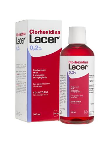 LACER COLUTORIO CLORHEXIDINA 0.2% 500 ML
