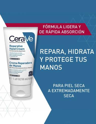 CERAVE CREMA REPARADORA MANOS 50 ML