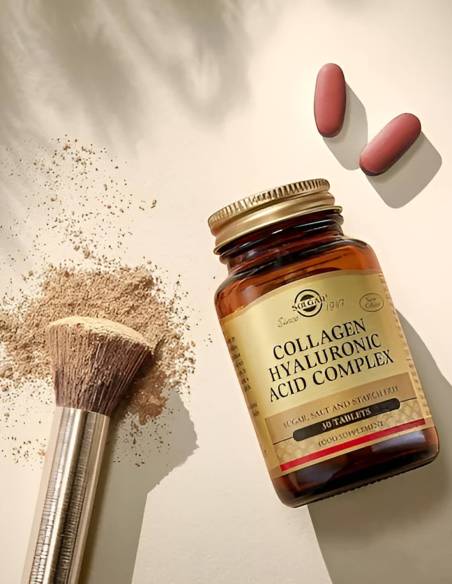 SOLGAR ACIDO HIALURONICO COMPLEX CON COLAGENO 30 COMPRIMIDOS