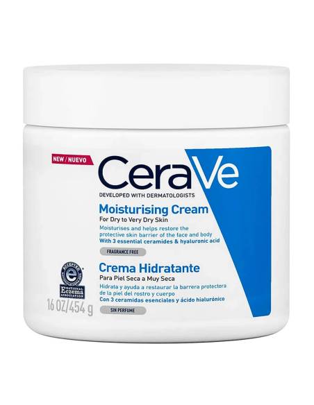 CERAVE CREMA HIDRATANTE PIEL SECA  454 GR