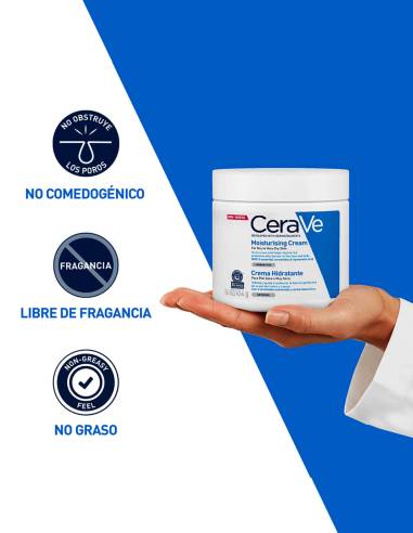 CERAVE CREMA HIDRATANTE PIEL SECA  454 GR