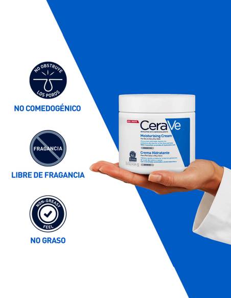 CERAVE CREMA HIDRATANTE PIEL SECA  454 GR