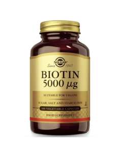 SOLGAR BIOTINA 5000 MCG 100 CAPS