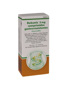 BEKUNIS 5 MG 30 COMPRIMIDOS GASTRORESISTENTES