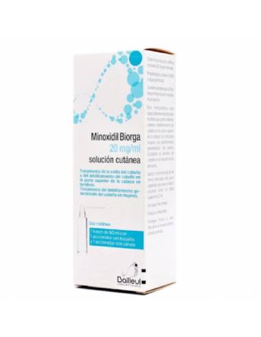 MINOXIDIL BIORGA 20 MG/ML SOLUCION CUTANEA 1...